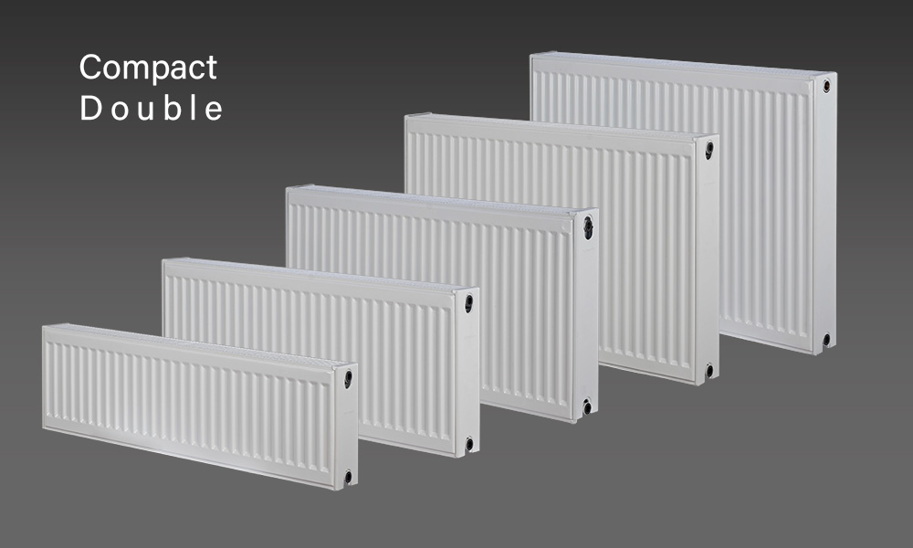 range of firefly double radiators 1000mm